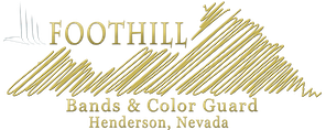 Foothill High School Bands and Color Guard Logo